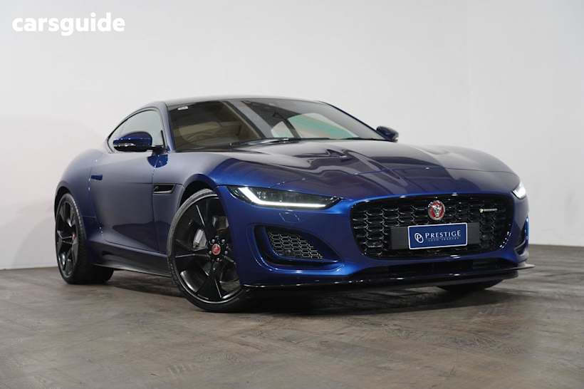 Blue 2020 Jaguar F-Type Coupe 2.0 R-Dynamic Rwd (221Kw)