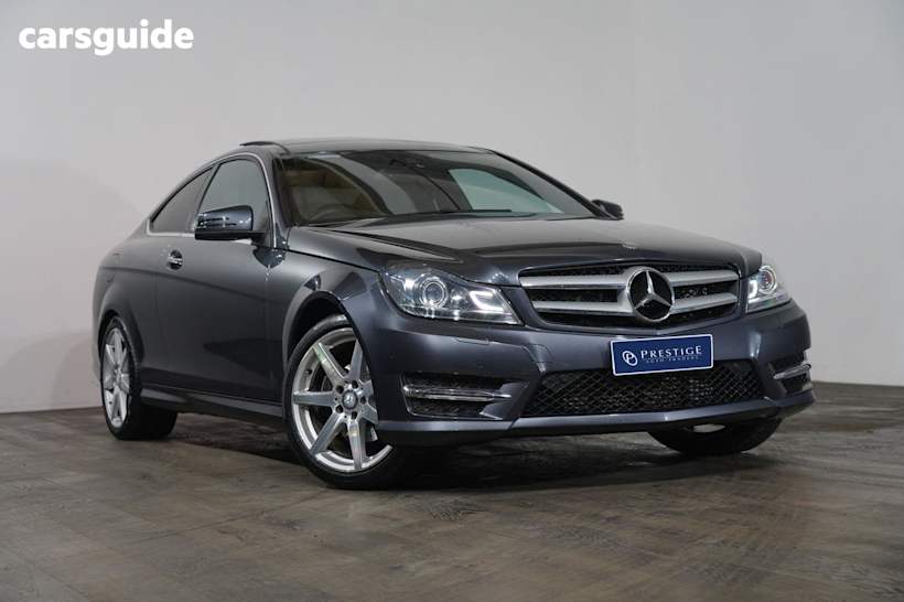 Grey 2014 Mercedes-Benz C250 Coupe