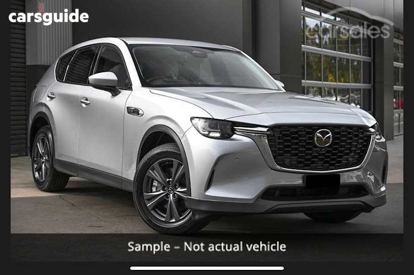 Silver 2025 Mazda CX-60 Wagon P50E Evolve Phev