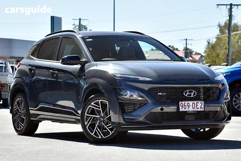Grey 2021 Hyundai Kona Wagon N Line (Awd)