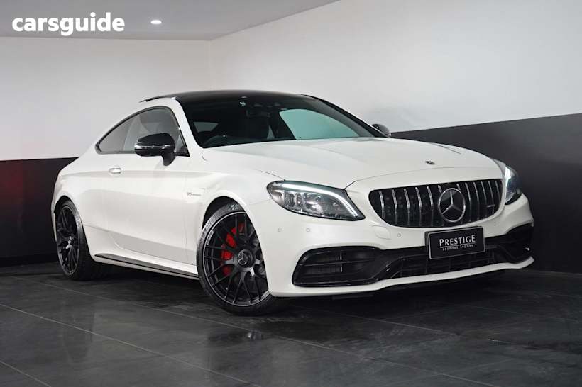 White 2022 Mercedes-Benz C63 Coupe S