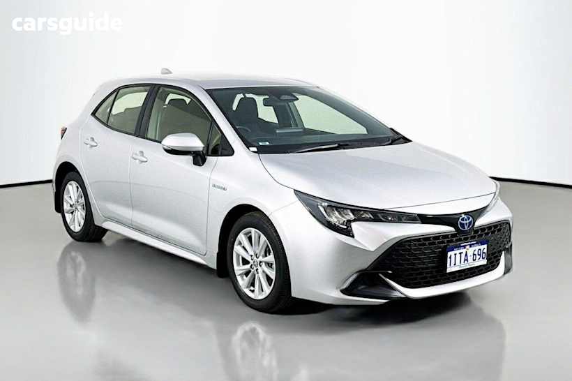 Silver 2023 Toyota Corolla Hatch ASCENT SPORT HYBRID F