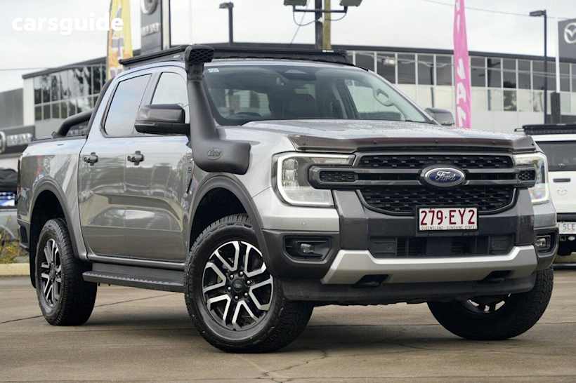Grey 2022 Ford Ranger Double Cab Pick Up Sport 2.0 (4X4)