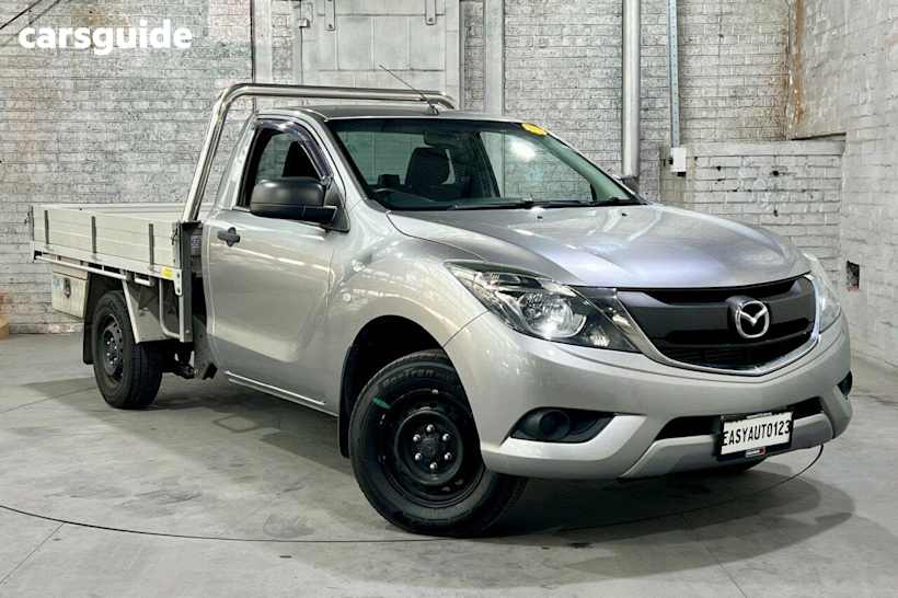 Silver 2017 Mazda BT-50 Cab Chassis Xt (4X2)