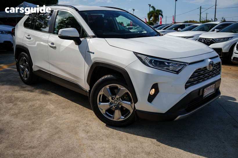 White 2020 Toyota RAV4 Wagon Gxl 2Wd Hybrid