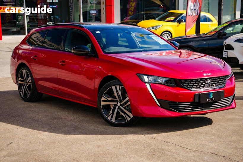 Red 2022 Peugeot 508 SUV GT F