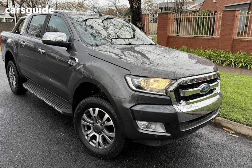 Grey 2017 Ford Ranger Dual Cab Utility Xlt 3.2 (4X4)