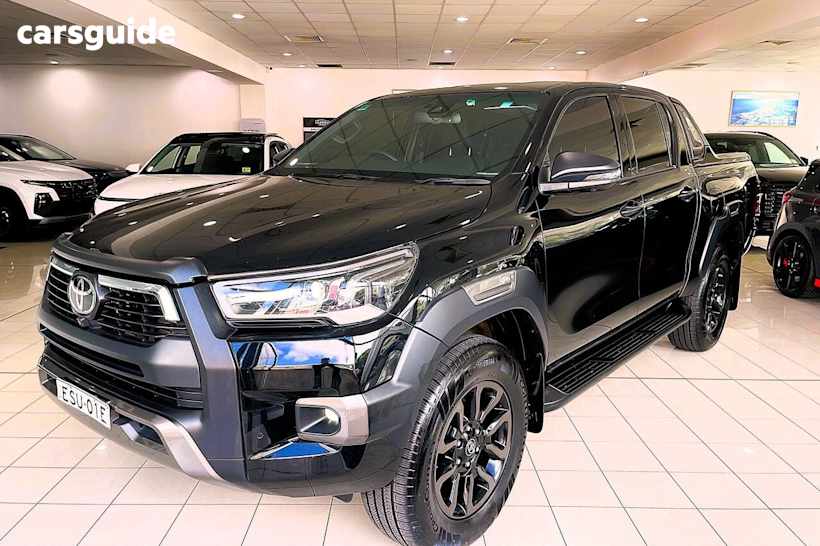 Black 2022 Toyota Hilux Double Cab Pick Up Rogue (4X4)