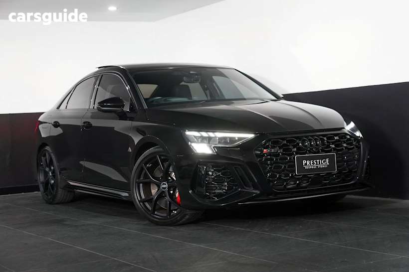 Black 2022 Audi RS3 Sedan 2.5 Tfsi S Tronic