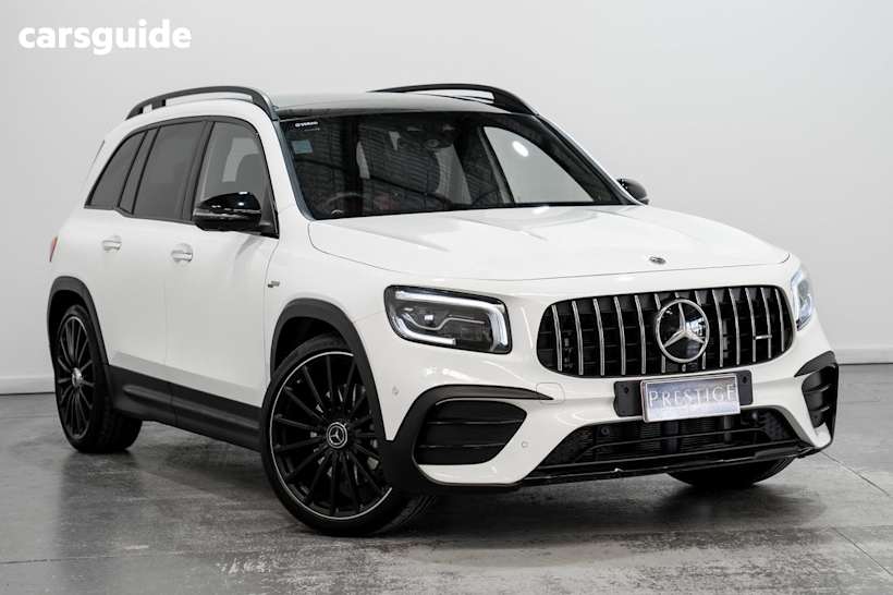 White 2020 Mercedes-Benz GLB35 Wagon 4Matic