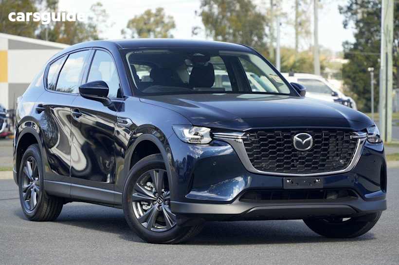 Blue 2025 Mazda CX-60 Wagon G40E Pure Hybrid