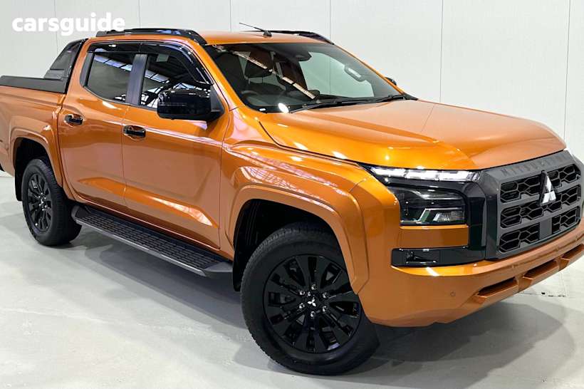 Orange 2024 Mitsubishi Triton Ute Tray GSR 4X4