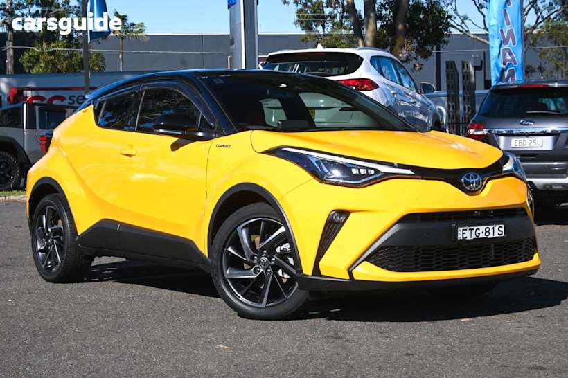 Yellow 2022 Toyota C-HR SUV KOBA 4X4