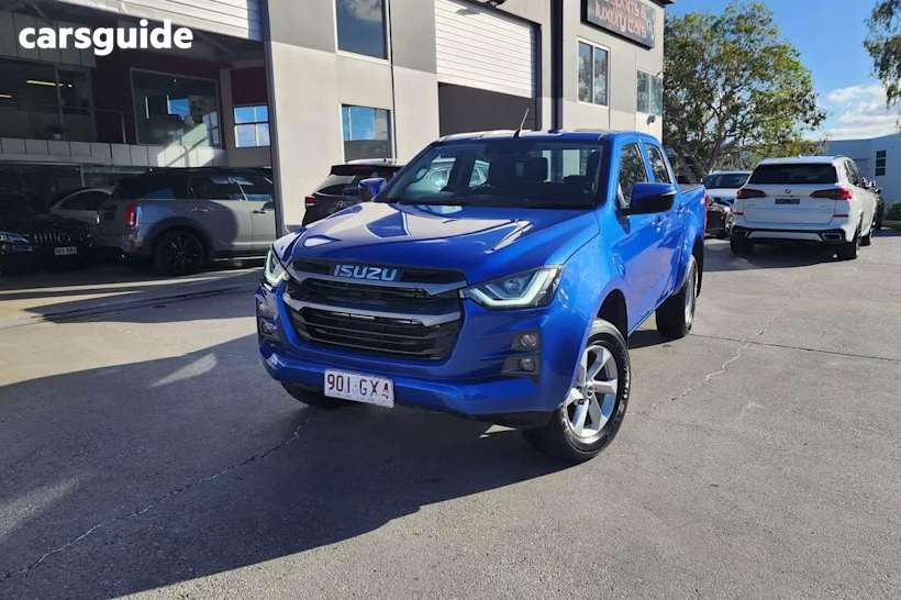 Blue 2023 Isuzu D-MAX Ute Tray LS-M 4X4