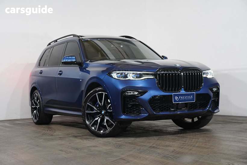 Blue 2021 BMW X7 Wagon Xdrive30D