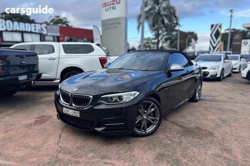 Black 2017 BMW M240I Convertible Sport Line