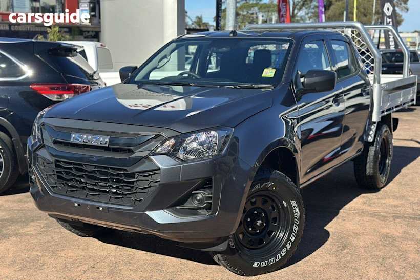 Black 2025 Isuzu D-MAX Crew Cab Chassis Sx (4X4)