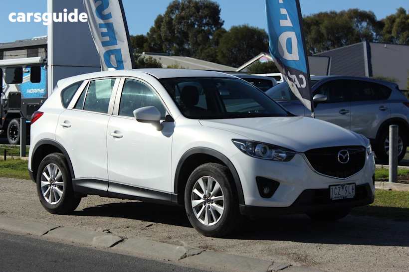 White 2014 Mazda CX-5 SUV MAXX SPORT F