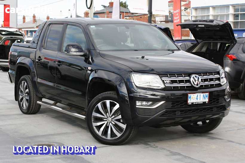 Black 2021 Volkswagen Amarok Dual Cab Utility Tdi580 Aventura 4Motion