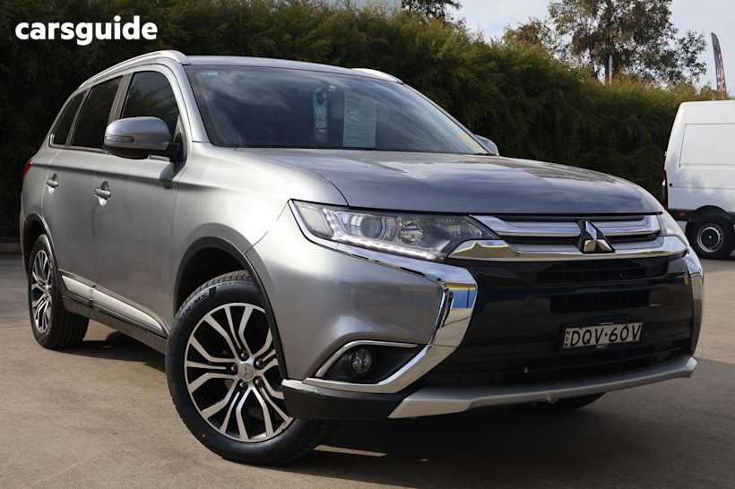 Grey 2017 Mitsubishi Outlander Wagon Ls Safety Pack (4X2)