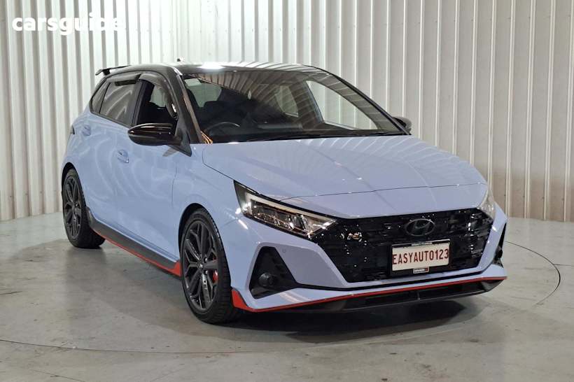 Blue 2022 Hyundai I20 Hatchback N