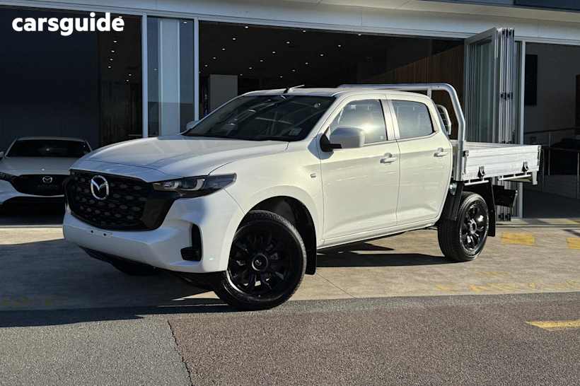 White 2025 Mazda BT-50 Dual Cab Chassis Xt (4X4)