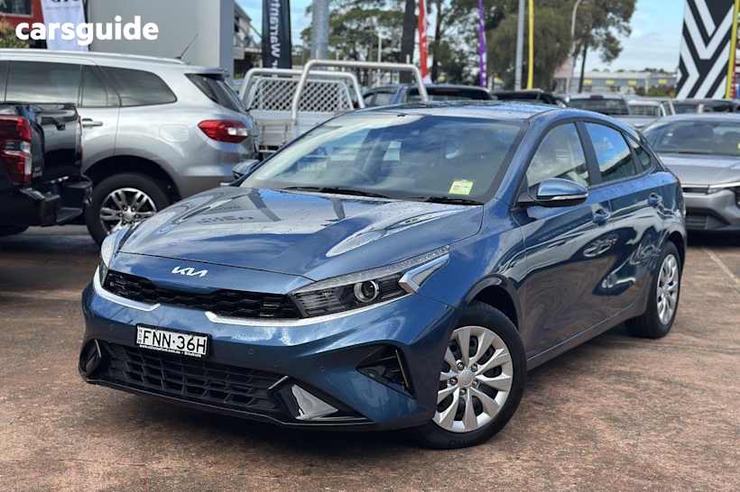 Blue 2024 Kia Cerato Hatchback S