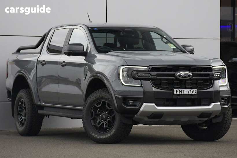 Grey 2024 Ford Ranger Ute Tray TREMOR 4X4