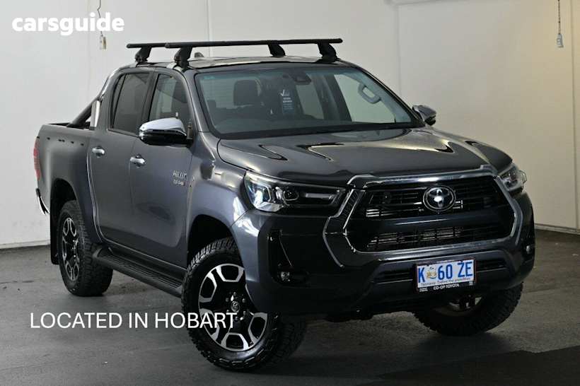 Grey 2021 Toyota Hilux Ute Tray SR5 4X4