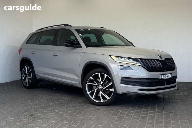Grey 2018 Skoda Kodiaq Wagon 132 Tsi Sportline (4X4)