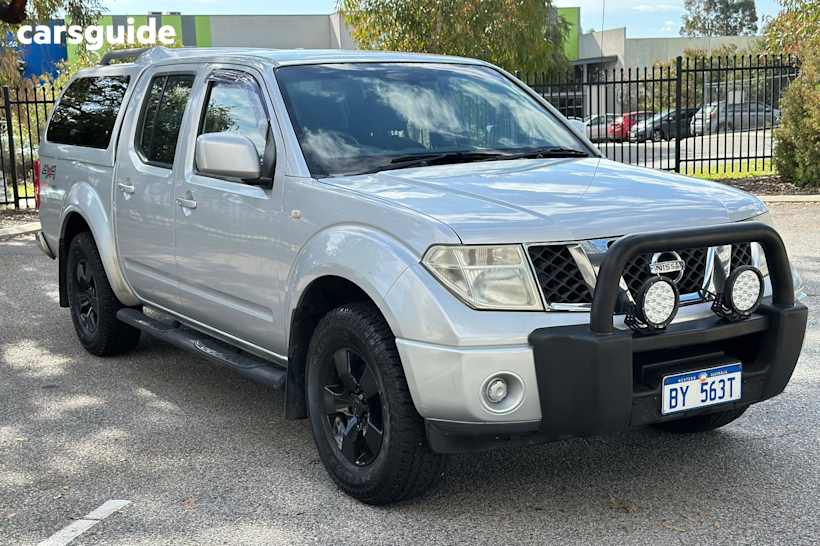 Silver 2010 Nissan Navara Ute Tray ST 4X4