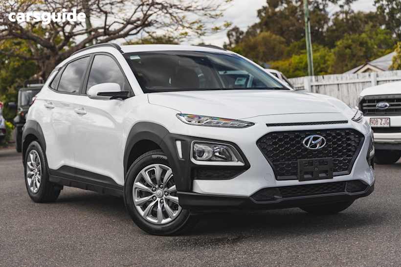 White 2018 Hyundai Kona SUV GO F