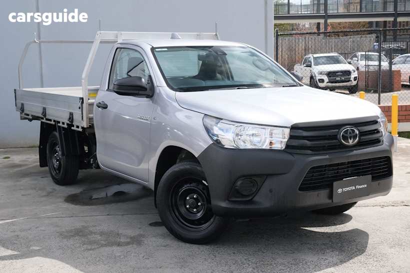 Silver 2024 Toyota Hilux Ute Tray WORKMATE R