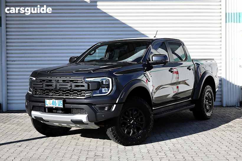 Grey 2024 Ford Ranger Ute Tray RAPTOR 4X4