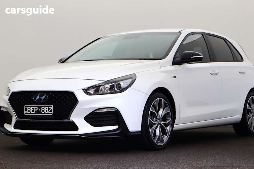 White 2019 Hyundai I30 Hatchback N Line