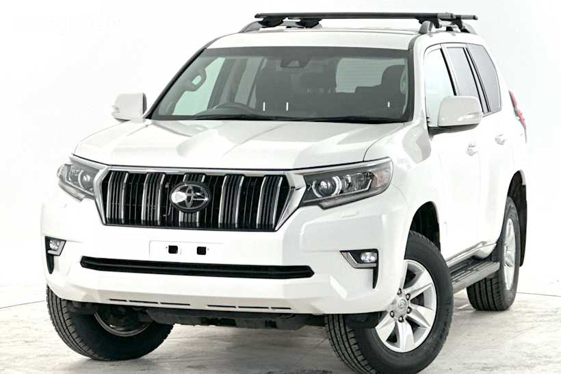 White 2018 Toyota Landcruiser Prado Wagon Gxl (4X4)