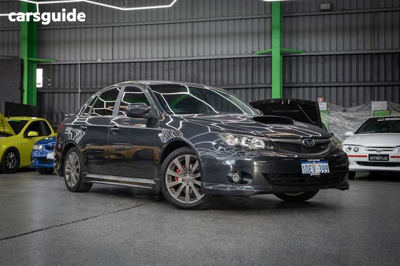 Grey 2009 Subaru Impreza Sedan WRX 4WD