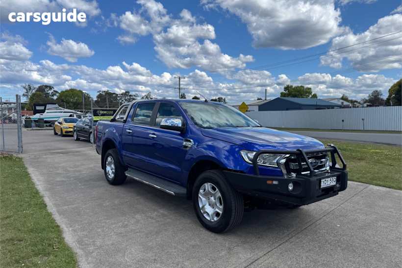 Blue 2016 Ford Ranger Dual Cab Utility Xlt 3.2 (4X4)