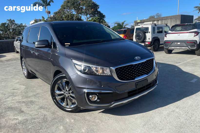 Grey 2017 Kia Carnival SUV PLATINUM F