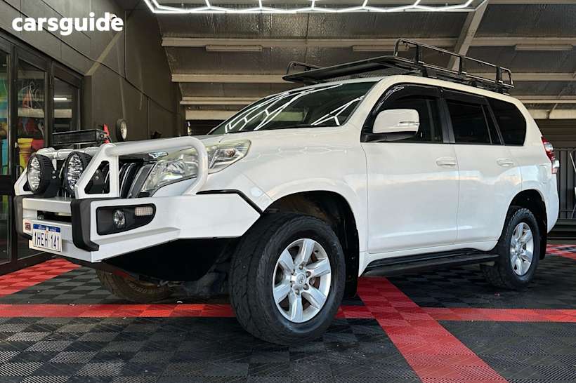 White 2014 Toyota Landcruiser Prado SUV GXL 4X4