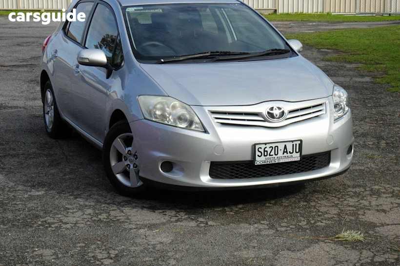 Silver 2010 Toyota Corolla Hatchback Ascent