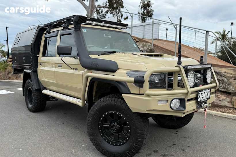Gold 2020 Toyota Landcruiser Ute Tray GXL 4X4