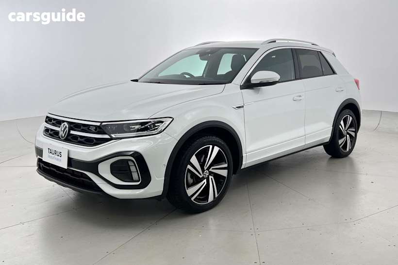 White 2024 Volkswagen T-ROC SUV 140TSI R-LINE 4WD