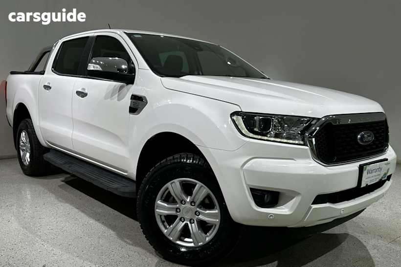 White 2022 Ford Ranger Ute Tray XLT 4X4