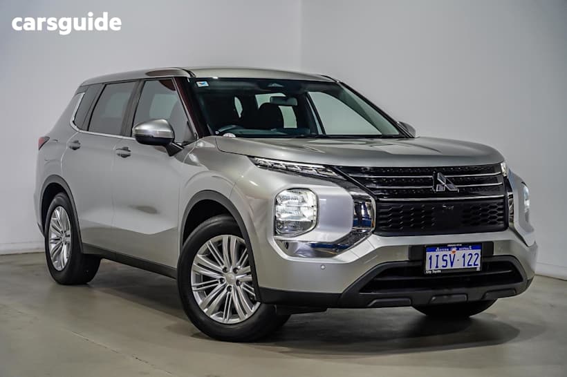 Silver 2021 Mitsubishi Outlander Wagon Es 7 Seat (2Wd)
