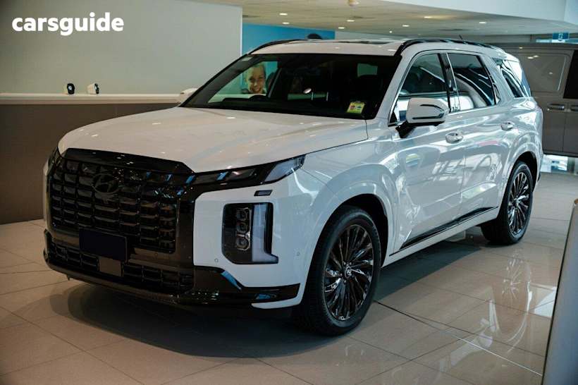 White 2024 Hyundai Palisade Wagon Calligraphy Black Ink (8 Seat)