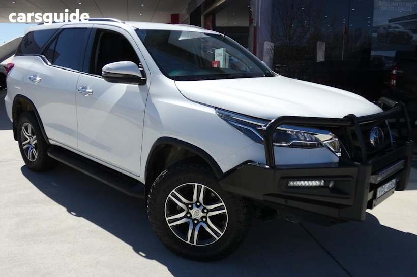 White 2021 Toyota Fortuner Wagon Gxl