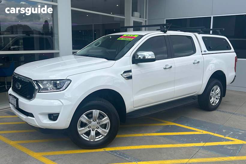 White 2021 Ford Ranger Ute Tray XLT 4X4