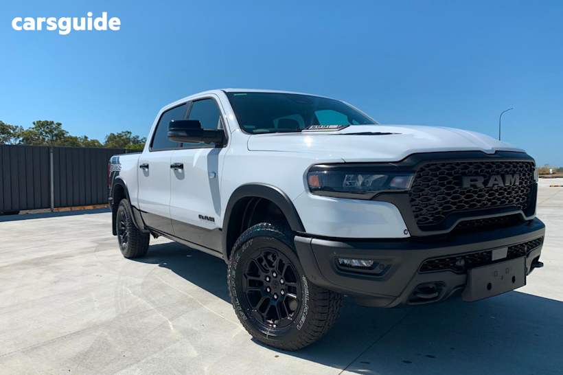 White 2025 Ram 1500 Ute Tray REBEL HURRICANE SO 4X4