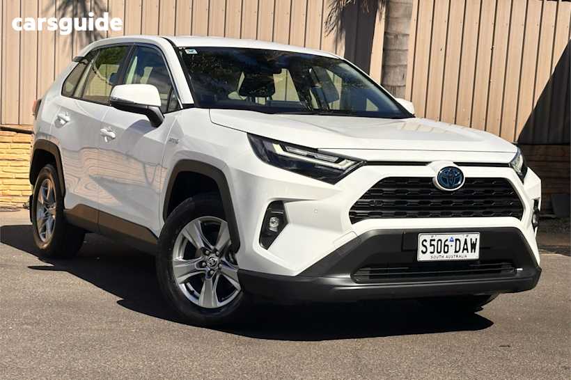 White 2024 Toyota RAV4 SUV GX F
